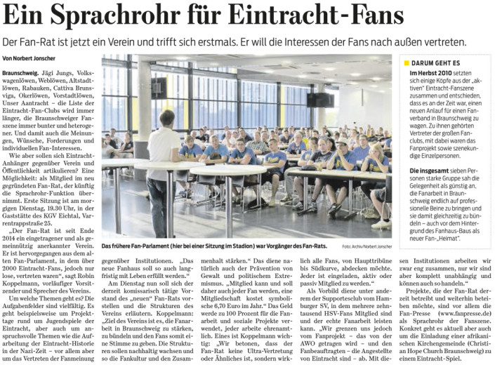 Braunschweiger Zeitung, 05.01.2015