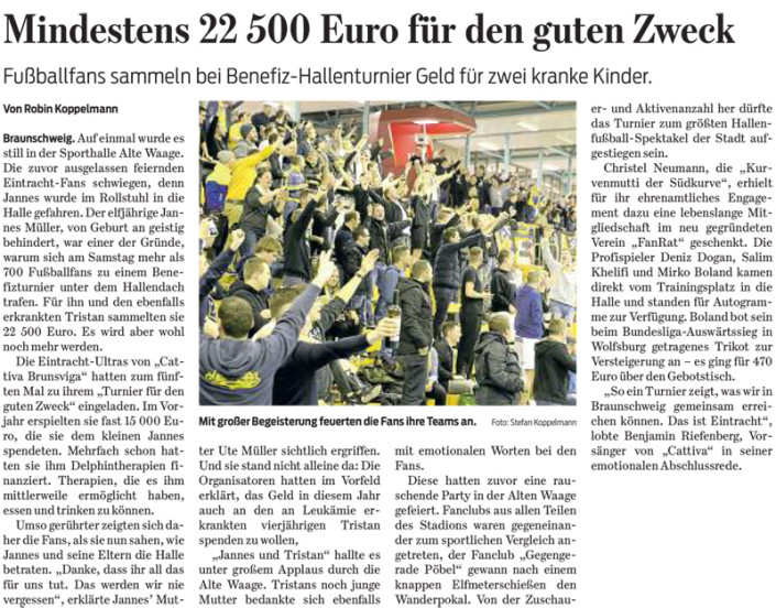 Braunschweiger Zeitung, 26.01.2015