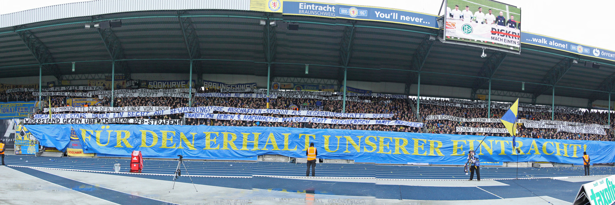 Für den Erhalt unserer Eintracht